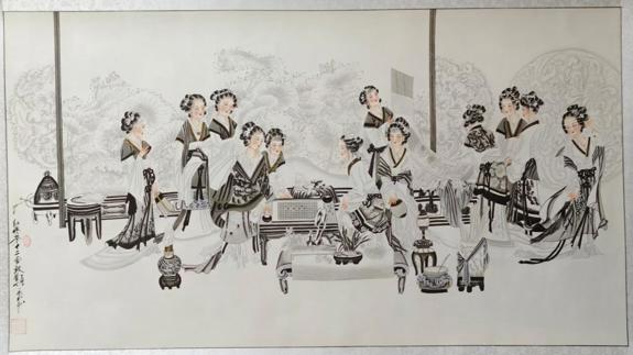 墨韵红楼，破壁全球——梁永和水墨艺术的传统革新与国际对话