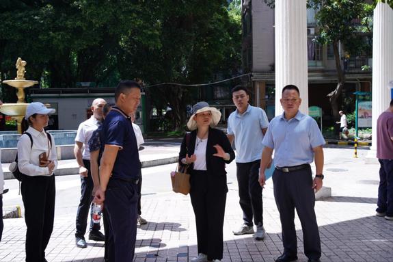 交流互鉴 共促提升——海珠区物业协会到访康景物业愉景雅苑参观学习